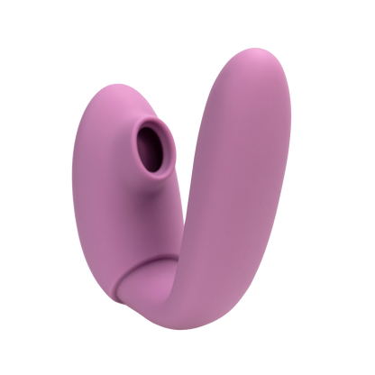 The Adventurer Curve Air Pressure Dual-Action Vibrator, 3/4 view | Euforia