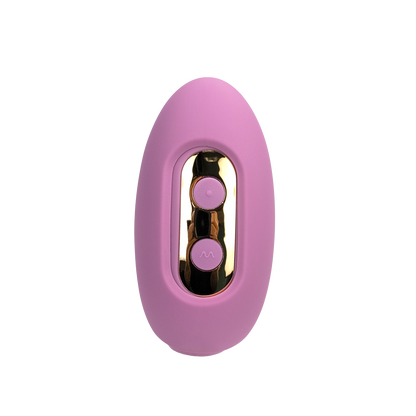 The Adventurer Curve Air Pressure Dual-Action Vibrator, button view | Euforia