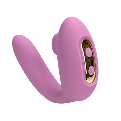 The Adventurer Curve Air Pressure Dual-Action Vibrator, side view | Euforia