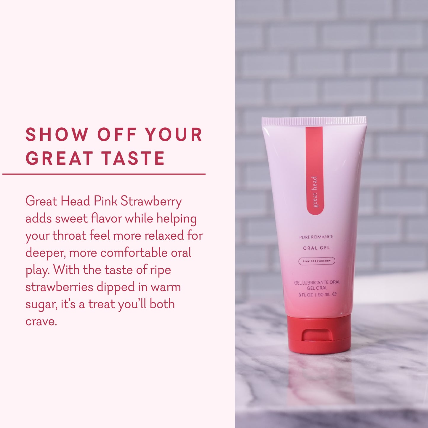 Great Head - Pink Strawberry